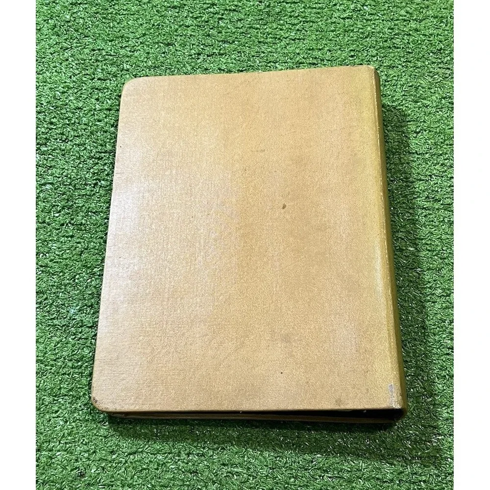 VTG University Of Houston Leather Notebook 1950s UofH Cougars Trussel USA READ
